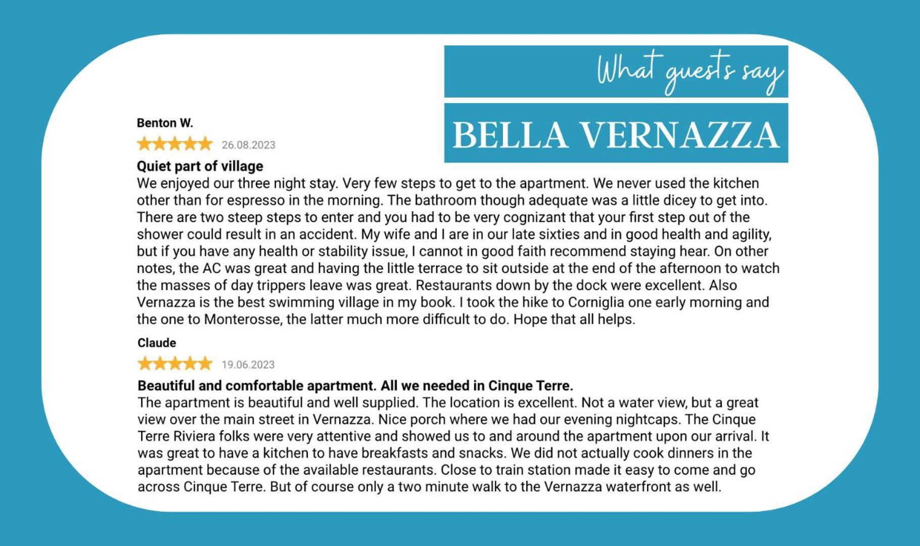 Appartement Bella Vernazza Extérieur photo